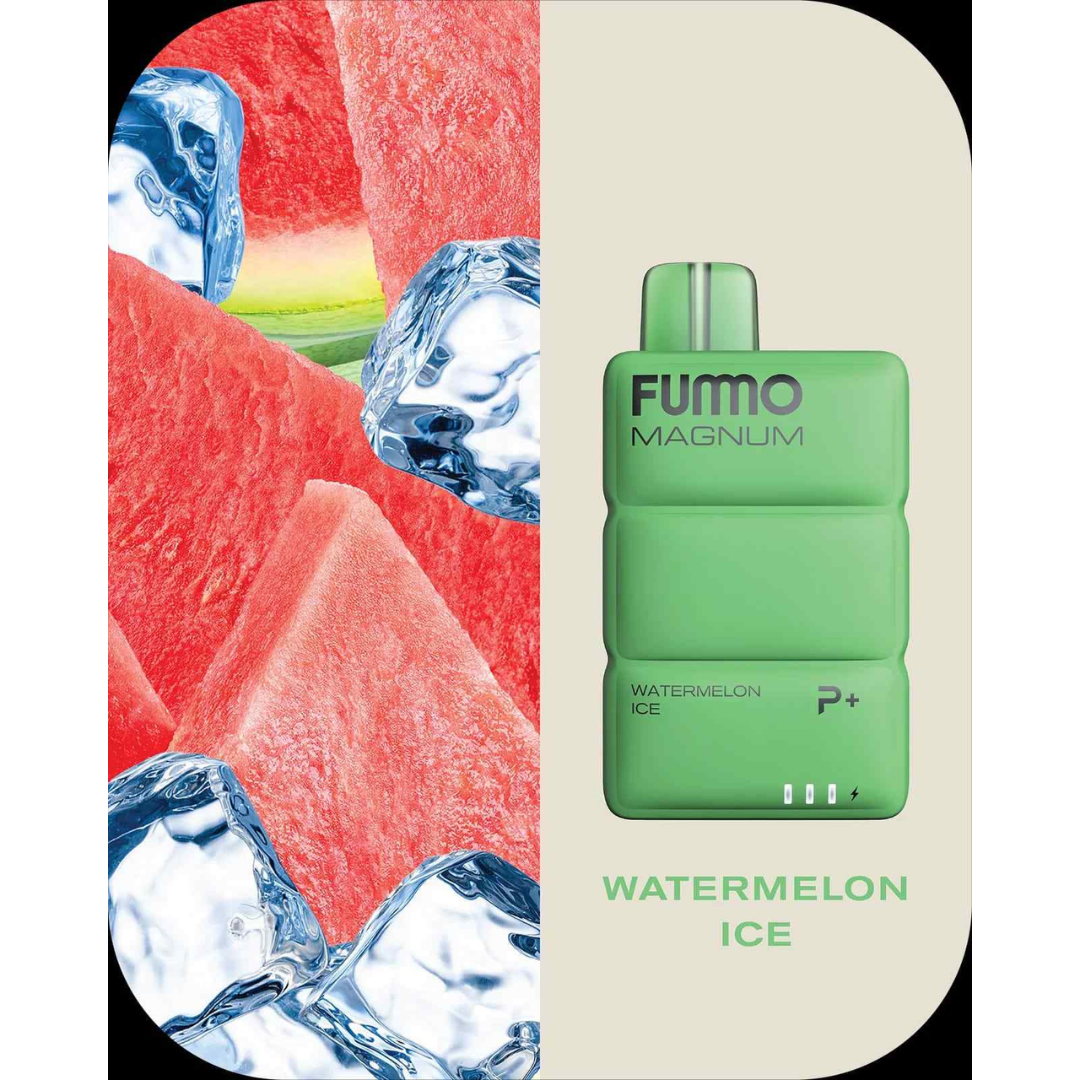 Fummo magnum 8k puffs disposable - watermelon ice - disposable vape