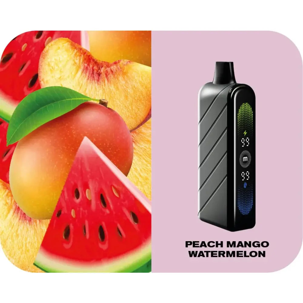 Fummo Nova 50000 Puffs Disposable Vape - Peach Mango Watermelon - Disposable Vape - Vapes Uae