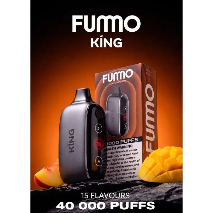 Fumo King 40000 Puffs Disposable Vape - Mango Peach - Disposable Vape - Vapes Uae