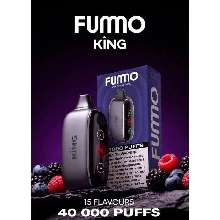 Fumo King 40000 Puffs Disposable Vape - Mixed Berries - Disposable Vape - Vapes Uae