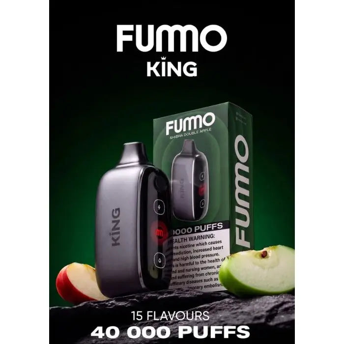 Fumo King 40000 Puffs Disposable Vape - Shisha Double Apple - Disposable Vape - Vapes Uae