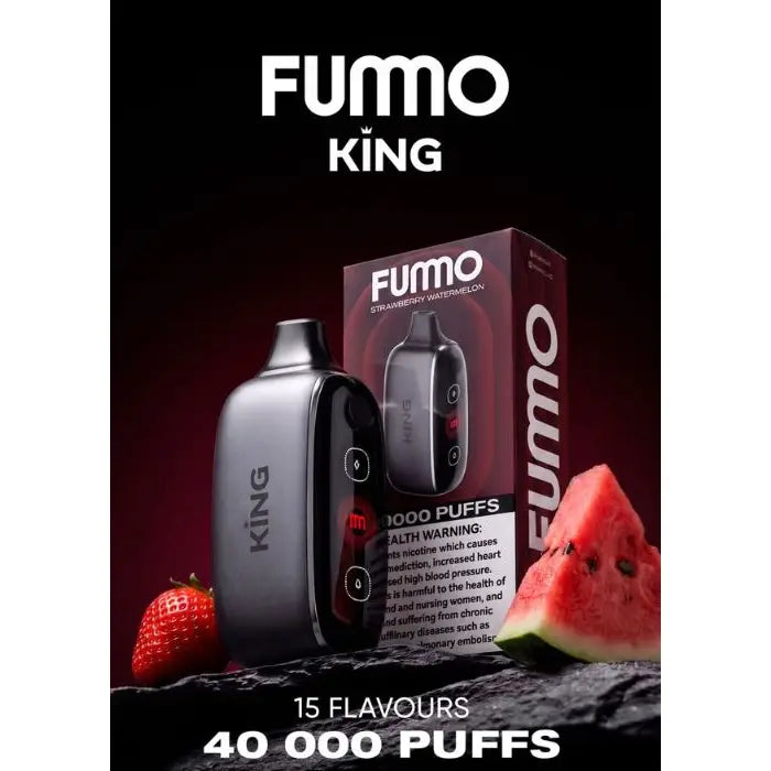 Fumo King 40000 Puffs Disposable Vape - Strawberry Watermelon - Disposable Vape - Vapes Uae