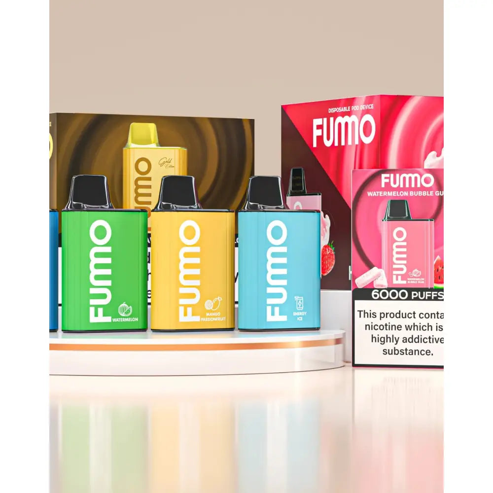 Fumo King 6000 Puffs Disposable Vape - Peach Ice - Disposable Vape - Vapes Uae