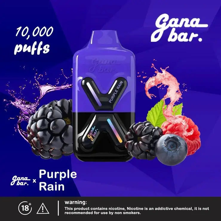 Gana Bar 10000 Puffs - Purple Rain - Disposable Vape - Vapes Uae