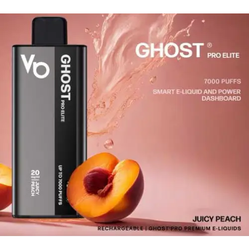 Ghost Pro Elite 7000 Puffs Disposable Vape Juicy Peach Disposable Vape Vapes Uae