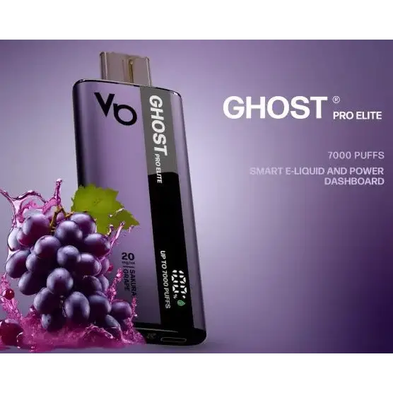 Ghost Pro Elite 7000 Puffs Disposable Vape Strawberry Grape Disposable Vape Vapes Uae