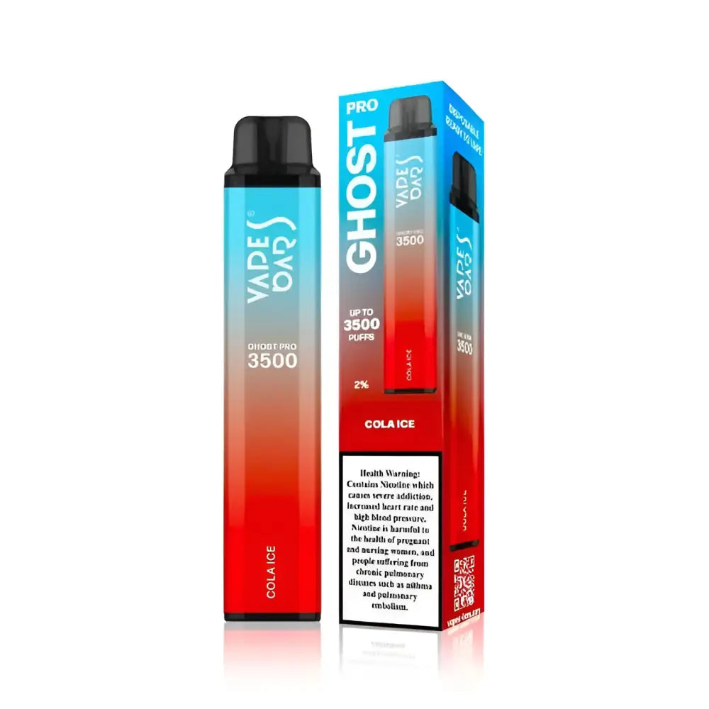 Ghost Pro Vape Bar 3500 Puffs Disposable Vape - Cola Ice - Disposable Vape - Vapes Uae