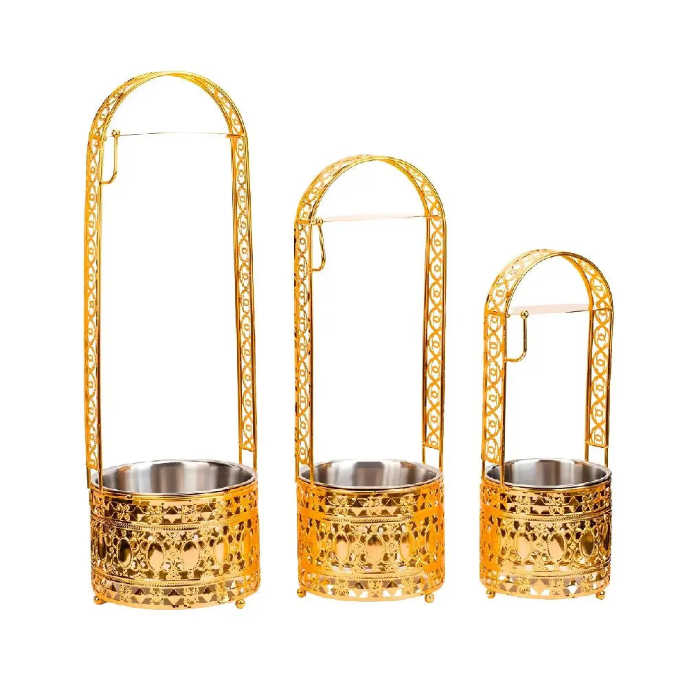 Gold Hookah Shisha Charcoal Holder - Small - Smoking Accessories - Vapes Uae