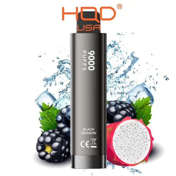 Hqd Cuvie Plus 2.0 Disposable Vape 9000 Puffs - Black Dragon - Disposable Vape - Vapes Uae