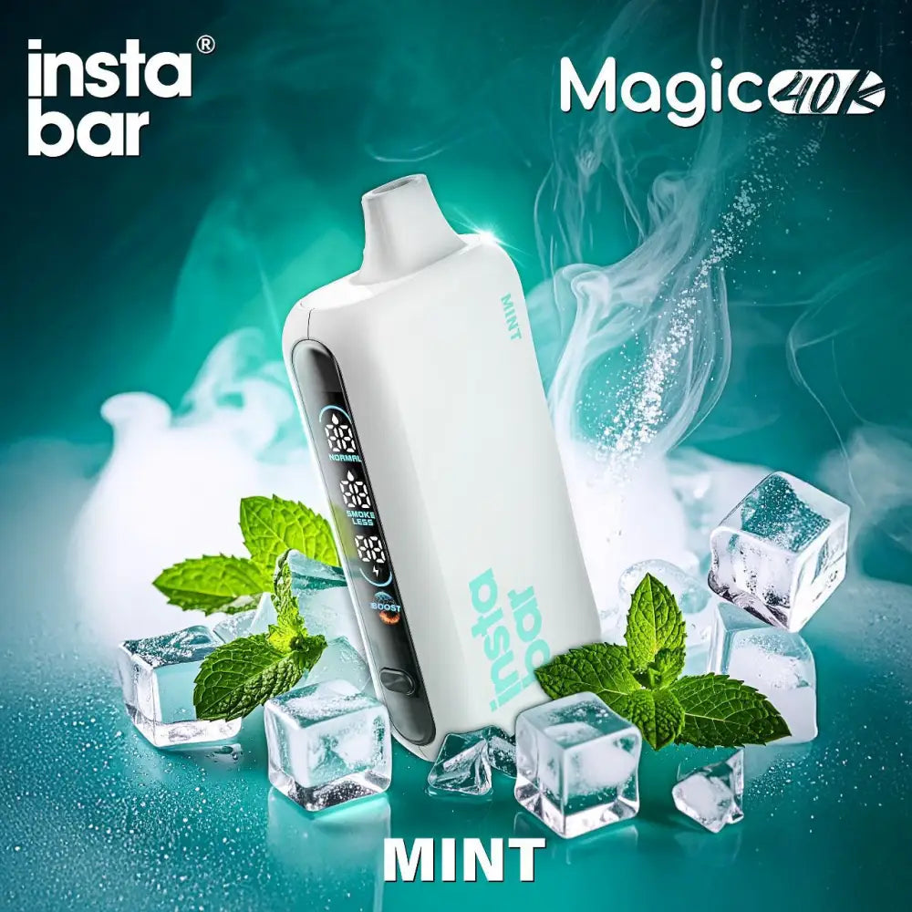 Insta Bar Magic 40000 Puffs Disposable Vape - Mint - Disposable Vape - Vapes Uae