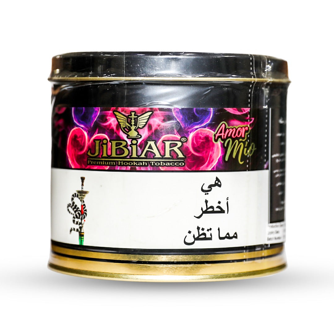 Jibiar Premium Hookah Tobacco - Mio Amor - Shisha Molasses - Vapes Uae