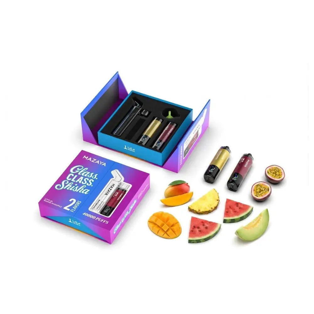 Joy & Mazaya Limited Edition Gift Box 80000 Puffs Disposable Vape - Love 66 + Mango Pineapple - Disposable Vape - Vapes