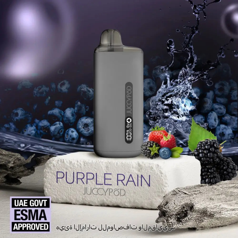 Juccypod 8000 Puffs Disposable Vape - Purple Rain - Disposable Vape - Vapes Uae