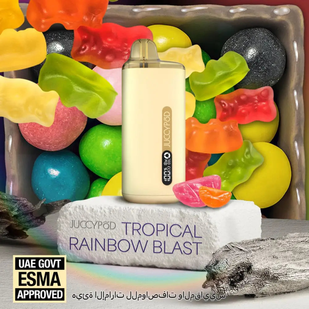 Juccypod 8000 Puffs Disposable Vape - Tropical Rainbow Blast - Disposable Vape - Vapes Uae