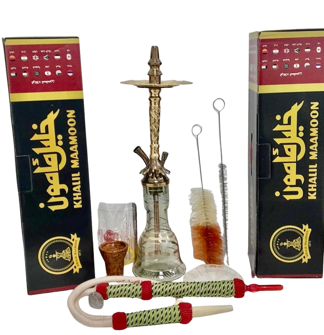 Khalil mamoon medium shisha - golden - hookah