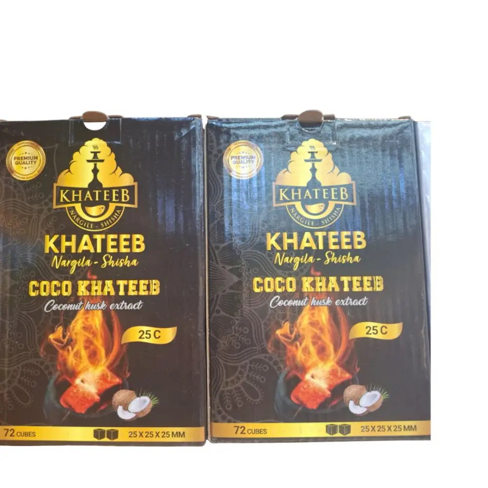 Khateeb Charcoal - 1kg - 72pices - Smoking Accessories - Vapes Uae