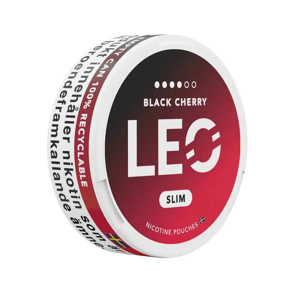 Leo Nicotine Pouches - Black Cherry - 12mg - Nicotine Pouch - Vapes Uae