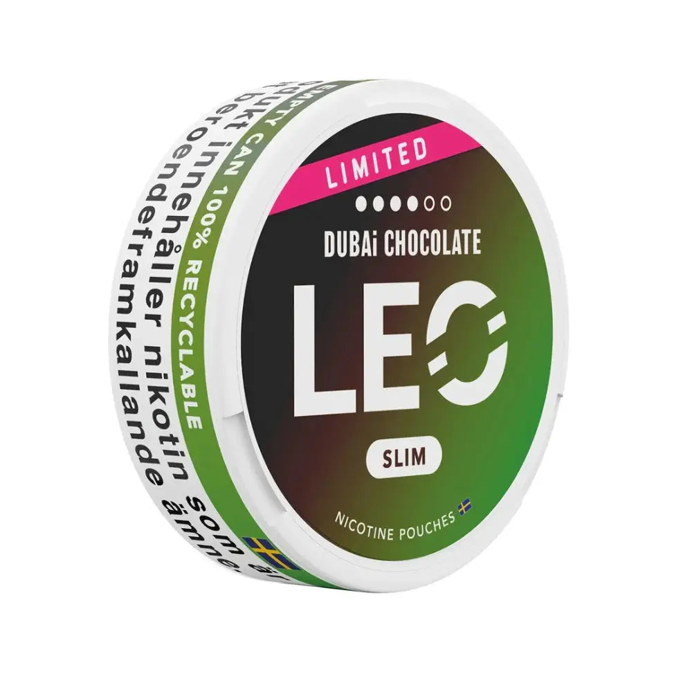 Leo Nicotine Pouches - Dubai Chocolate - 12mg - Nicotine Pouch - Vapes Uae