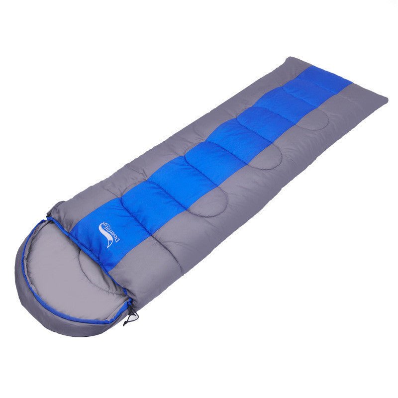 Lightweight portable sleeping bag for outdoor camping - blue / 1.4kg - outdoor