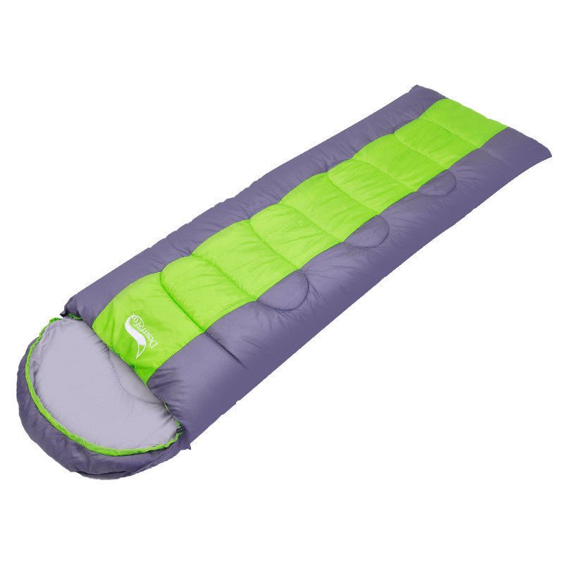 Lightweight portable sleeping bag for outdoor camping - green / 1.4kg - outdoor