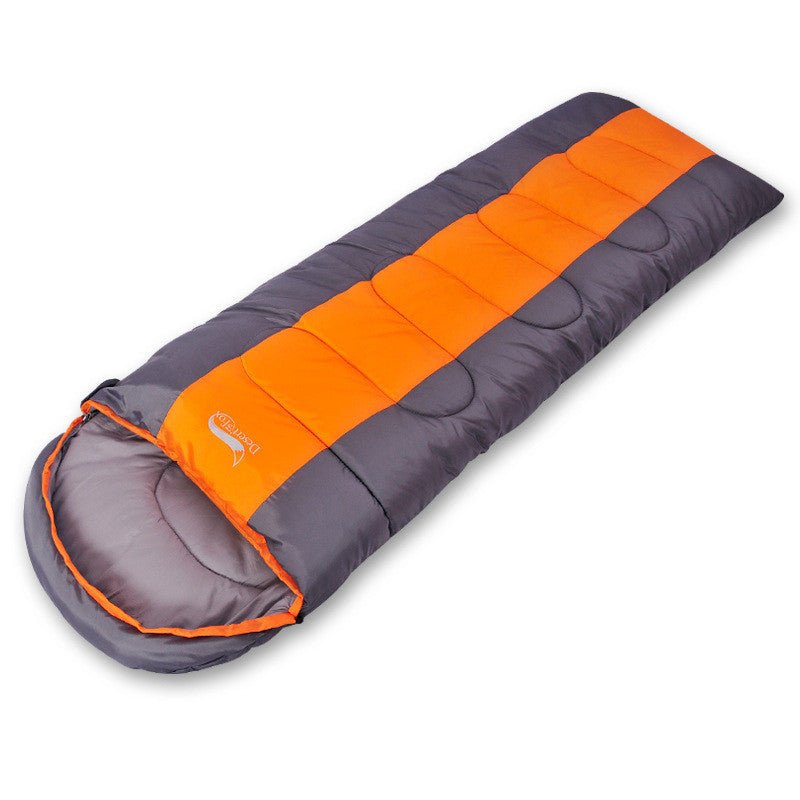 Lightweight portable sleeping bag for outdoor camping - orange / 1.4kg - outdoor