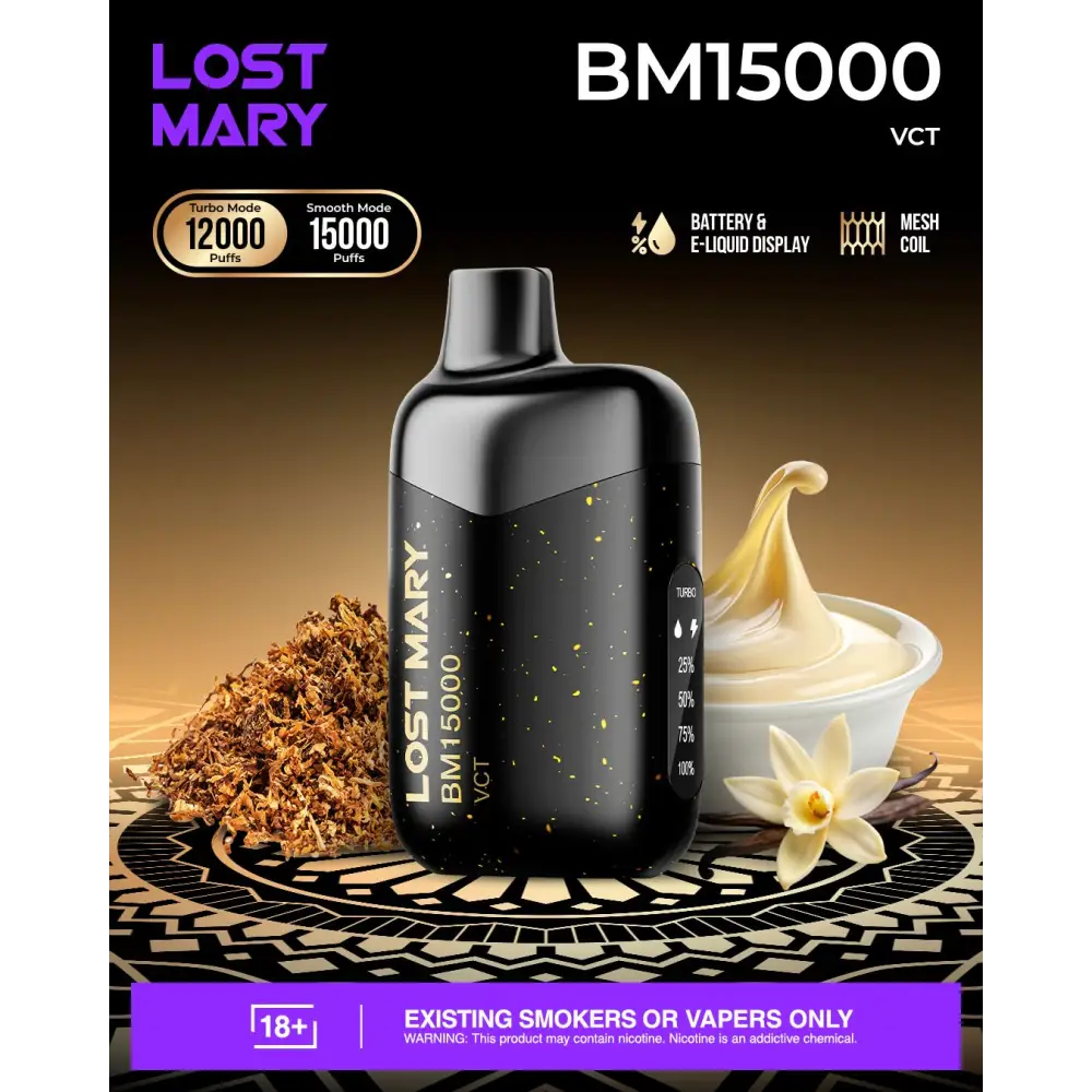 Lost Mary Bm15000 Puffs Disposable Vape - Vct - Disposable Vape - Vapes Uae