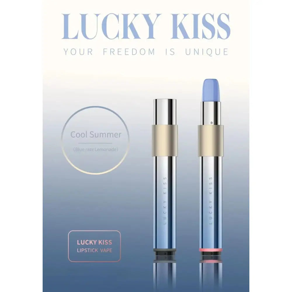 Lucky Kiss Lipstick Vape - Blue Razz Lemonade - Disposable Vape - Vapes Uae