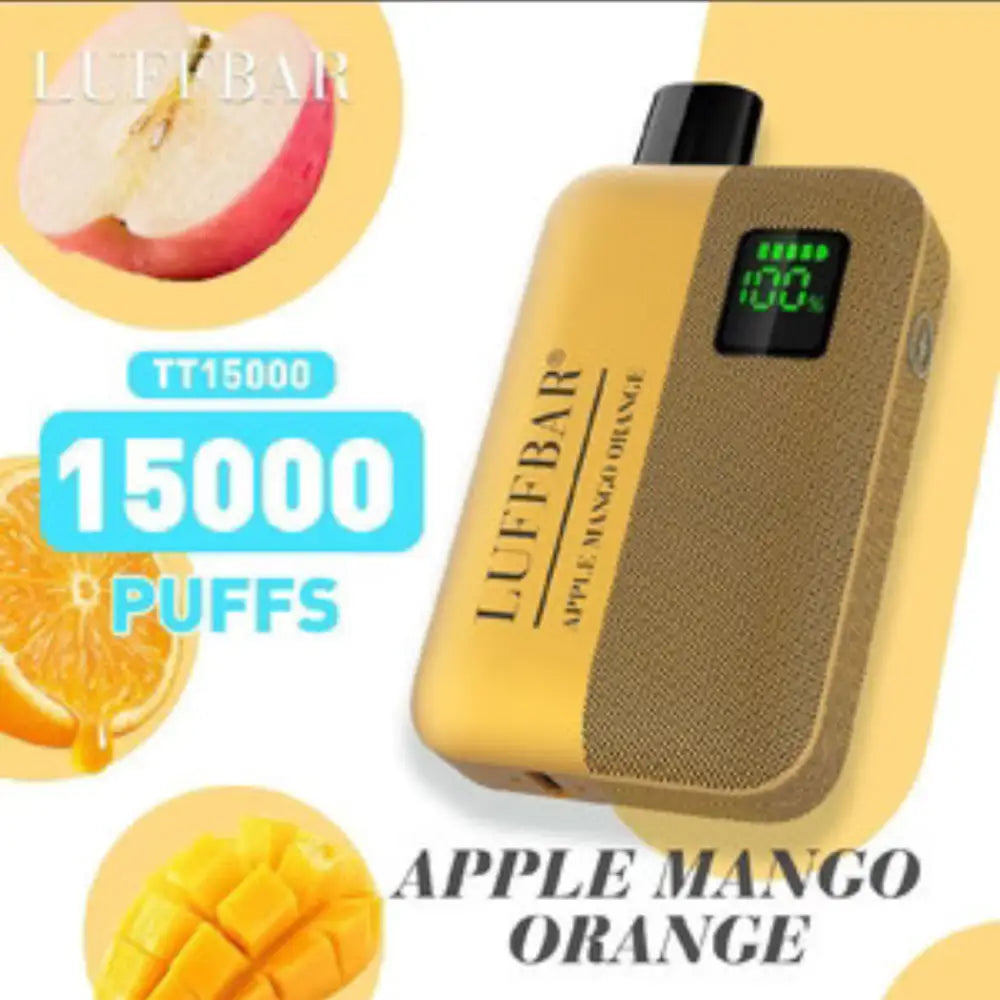 Luffbar Tt15000 Puffs - Apple Mango Orange - Disposable Vape - Vapes Uae