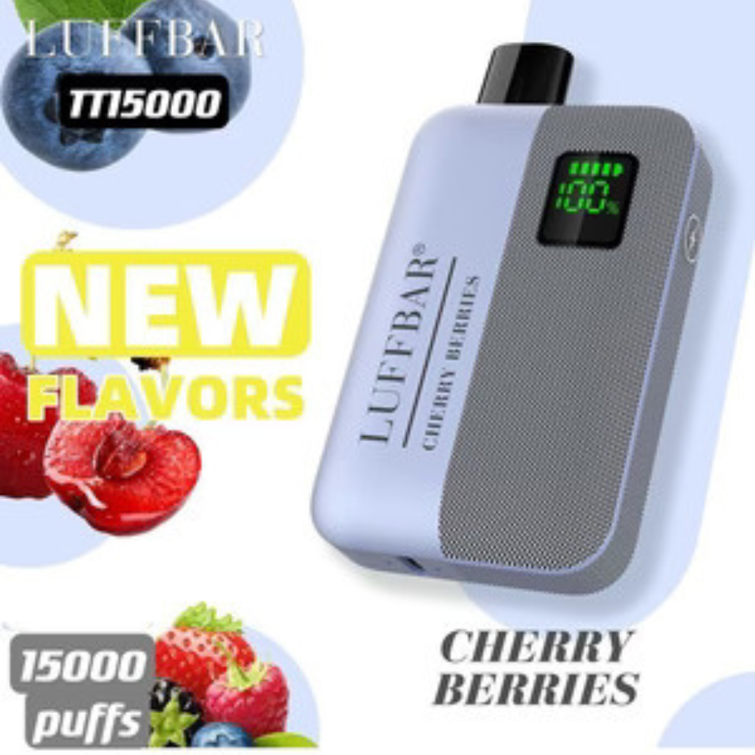 Luffbar tt15000 puffs - cherry berries - disposable vape - vapes uae