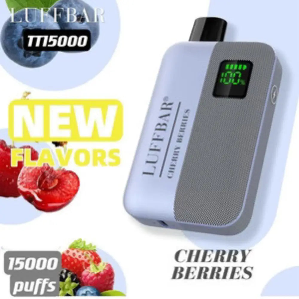 Luffbar Tt15000 Puffs - Cherry Berries - Disposable Vape - Vapes Uae