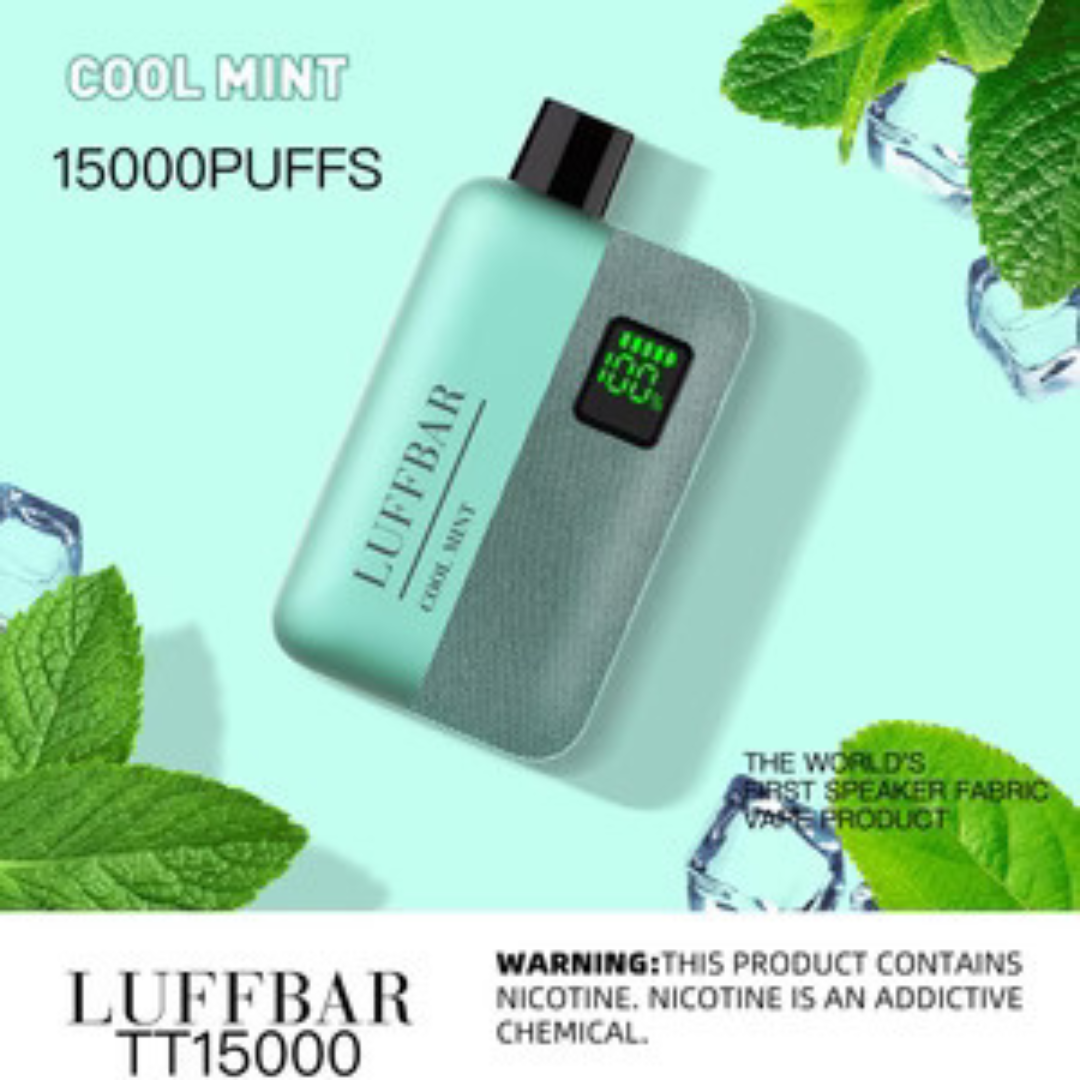 Luffbar tt15000 puffs - cool mint - disposable vape