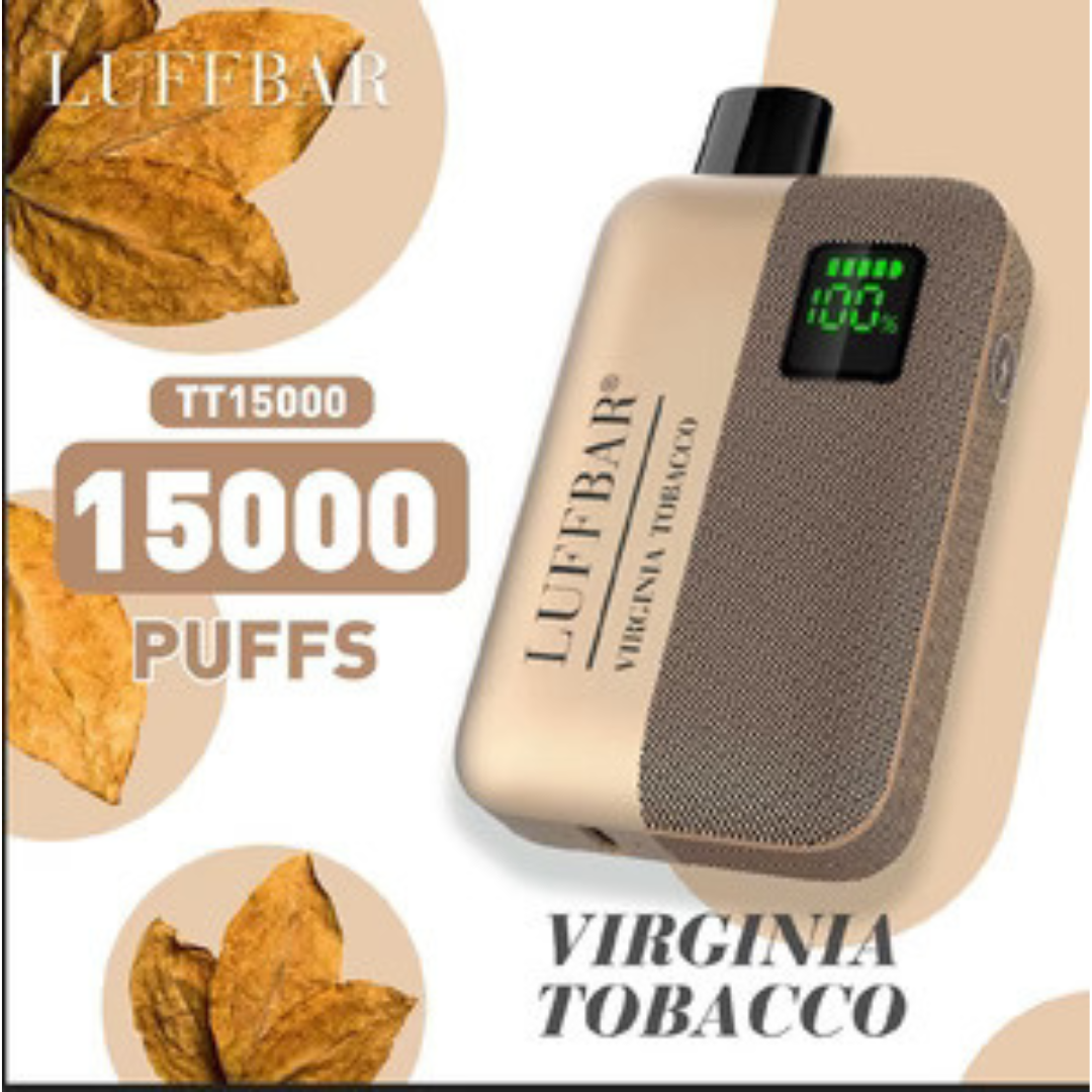 Luffbar tt15000 puffs - virginia tobacco - disposable vape