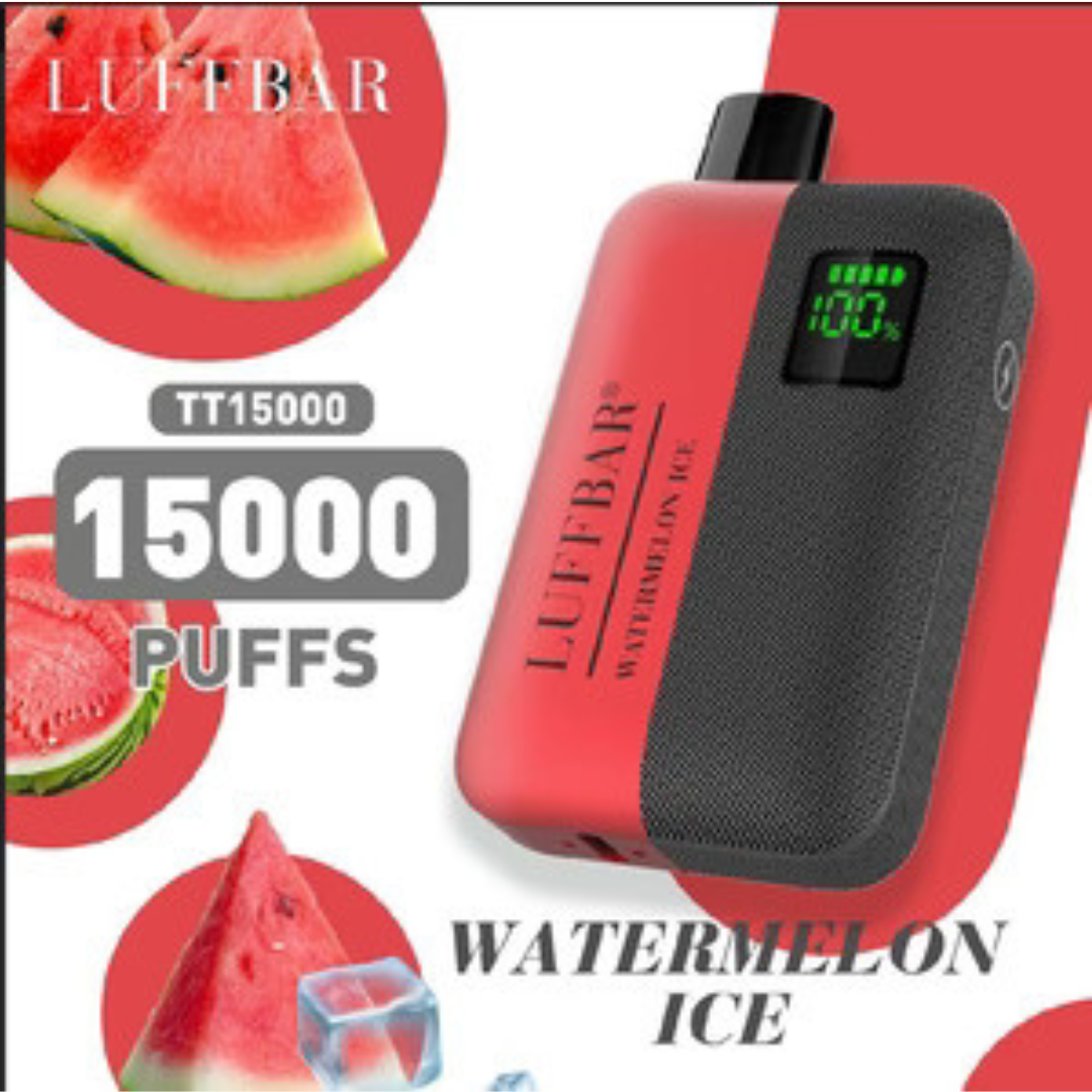 Luffbar tt15000 puffs - watermelon ice - disposable vape