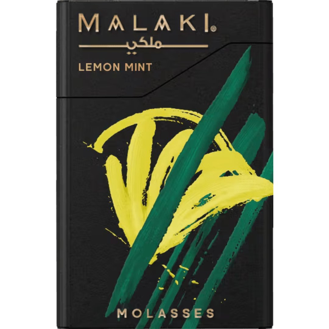 Malaki all flavors - lemon mint / 50g - shisha molasses - vapes uae