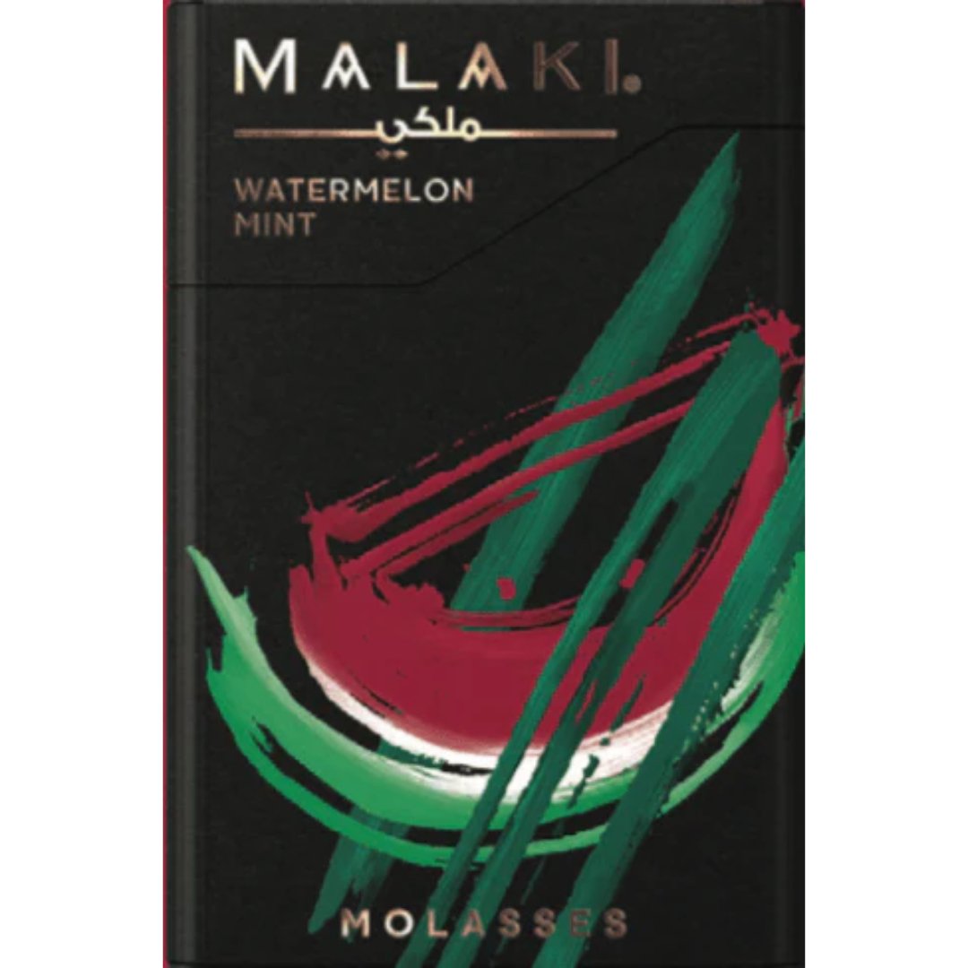 Malaki all flavors - watermelon mint / 50g - shisha molasses - vapes uae