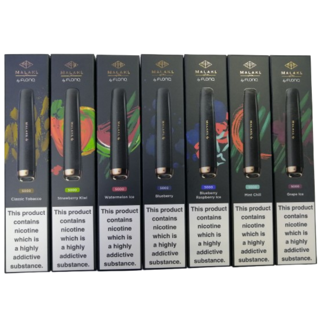 Malaki disposable vape by flonq 5000 puffs - mango ice - disposable vape - vapes uae