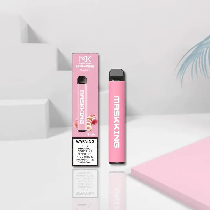 Maskking High Gt 600 Puffs Disposable Vape - Peach Ice - Disposable Vape - Vapes Uae