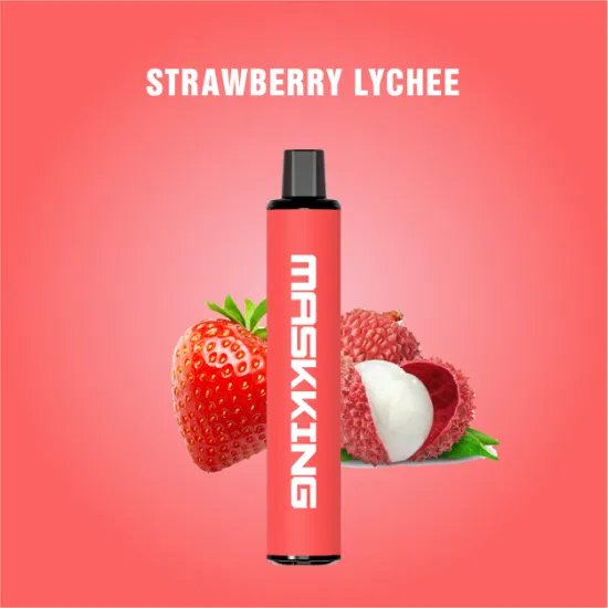 Maskking high gt-s 2500 puffs - strawberry lychee - disposable vape