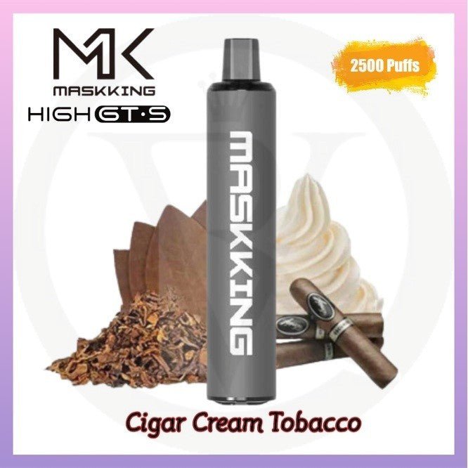 Maskking high gt-s 2500 puffs - tobacco - disposable vape