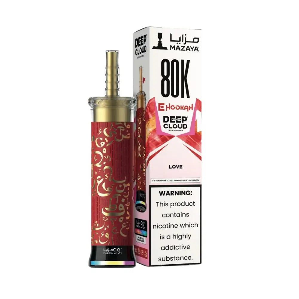 Mazaya Deep Cloud 80000 Puffs Disposable Vape - Love - Disposable Vape - Vapes Uae