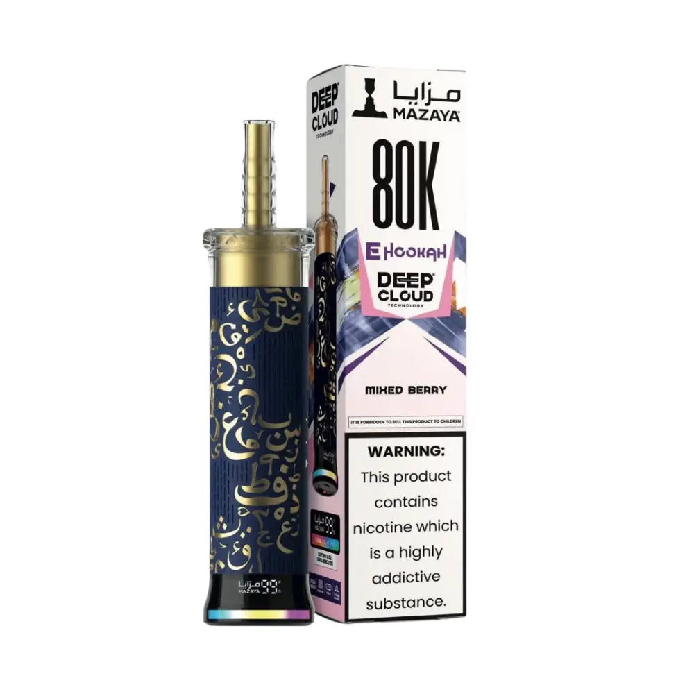 Mazaya Deep Cloud 80000 Puffs Disposable Vape - Mixed Berry - Disposable Vape - Vapes Uae