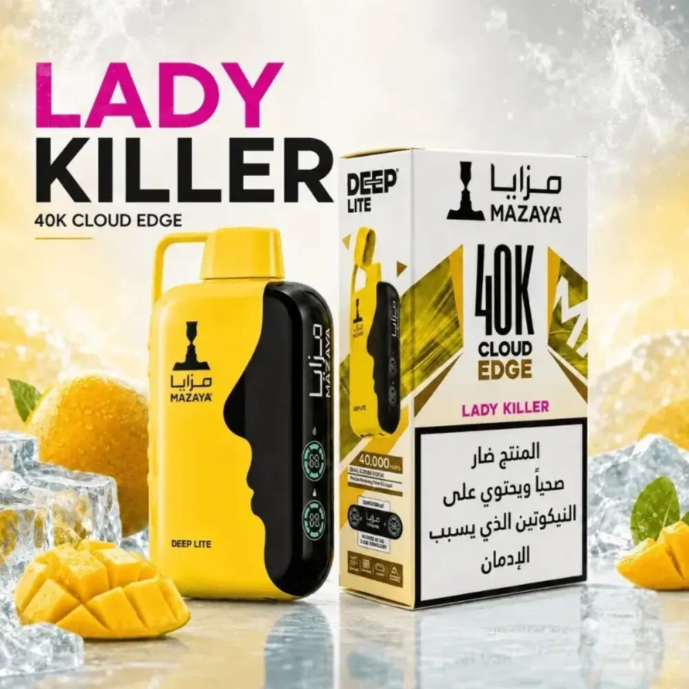Mazaya Deep Lite Cloud Edge 40000 Puffs Disposable Vape - Lady Killer - Disposable Vape - Vapes Uae