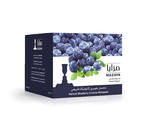 Mazaya tobacco shisha molasses - blueberry / 250g - shisha molasses - vapes uae