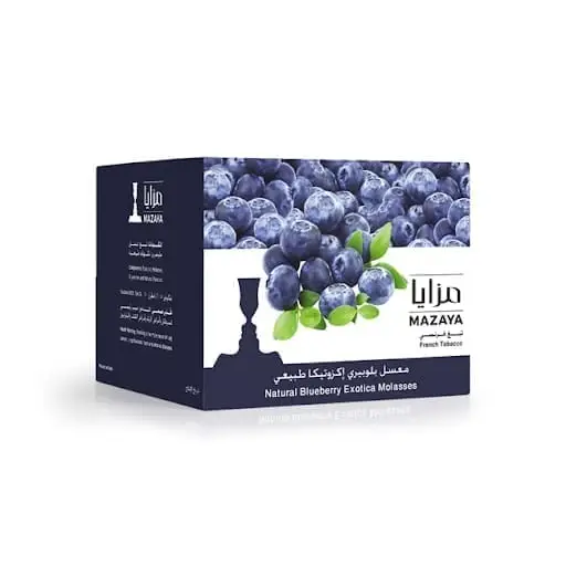 Mazaya Tobacco Shisha Molasses - Blueberry / 250g - Shisha Molasses - Vapes Uae