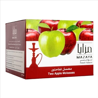 Mazaya tobacco shisha molasses - double apple / 250g - shisha molasses - vapes uae