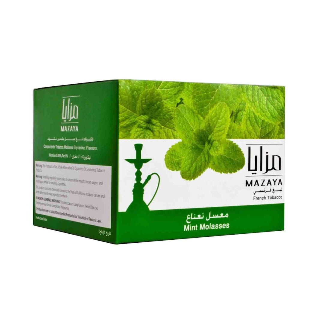 Mazaya tobacco shisha molasses - mint / 250g - shisha molasses - vapes uae