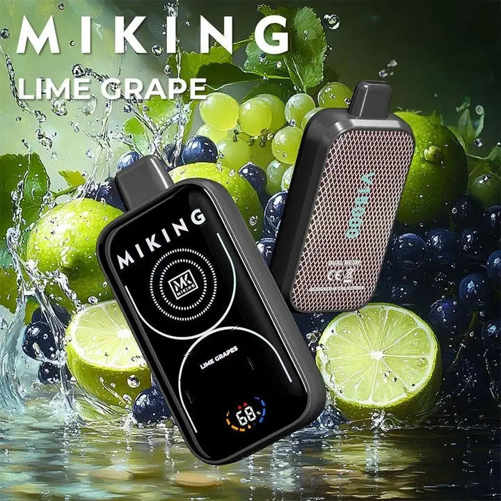 Miking 15000 Puffs Disposable Vape - Lime Grape - Disposable Vape - Vapes Uae