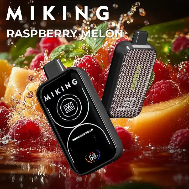 Miking 15000 Puffs Disposable Vape - Raspberry Melon - Disposable Vape - Vapes Uae