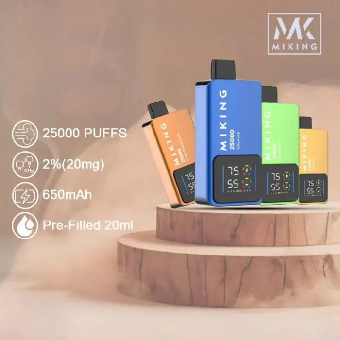 Miking 25000 Puffs Disposable Vape - Aloe Grape - Disposable Vape - Vapes Uae