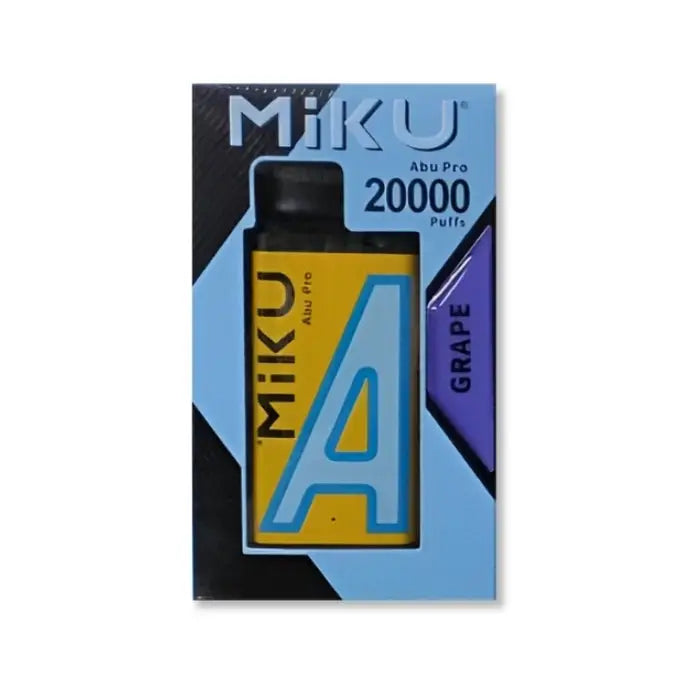 Miku Abu Pro 20000 Puffs Disposable Vape - Grape - Disposable Vape - Vapes Uae
